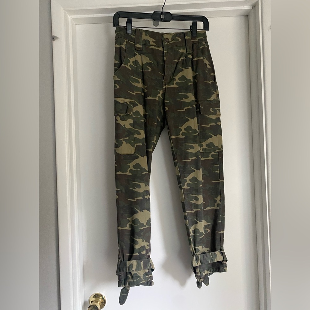 Camouflage cargo pants